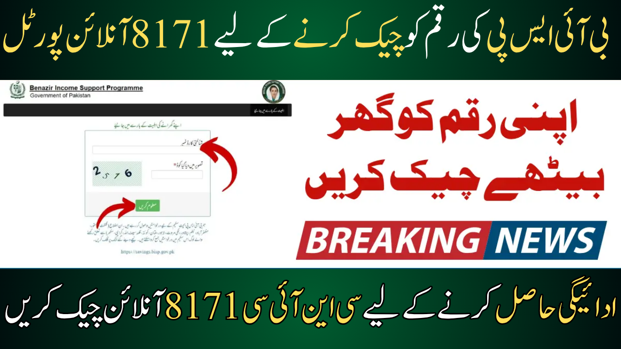 8171 CNIC Check Online