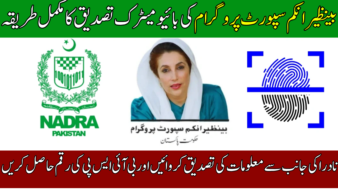 NADRA Biometric BISP 8171 Payment