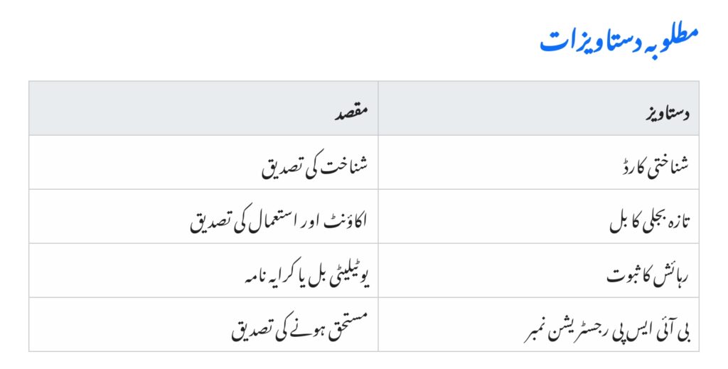 BISP Electricity Subsidy on Bills