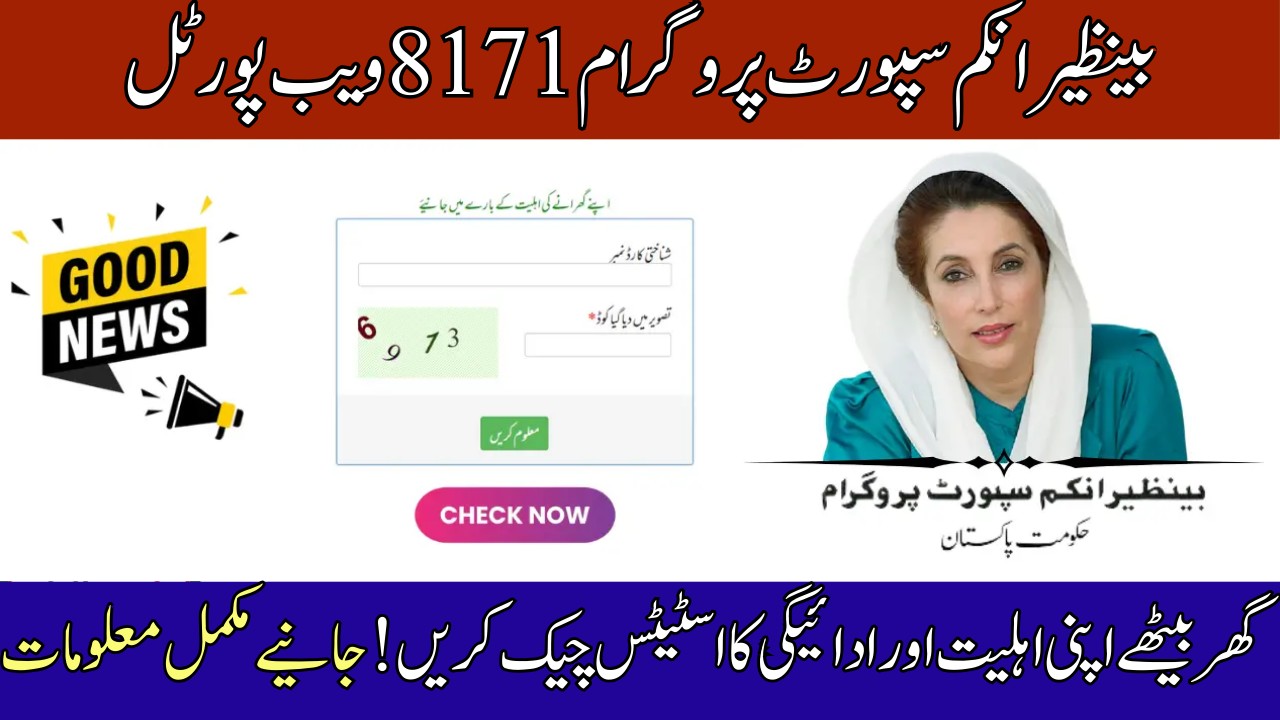 BISP Web Portal 8171 Online Check