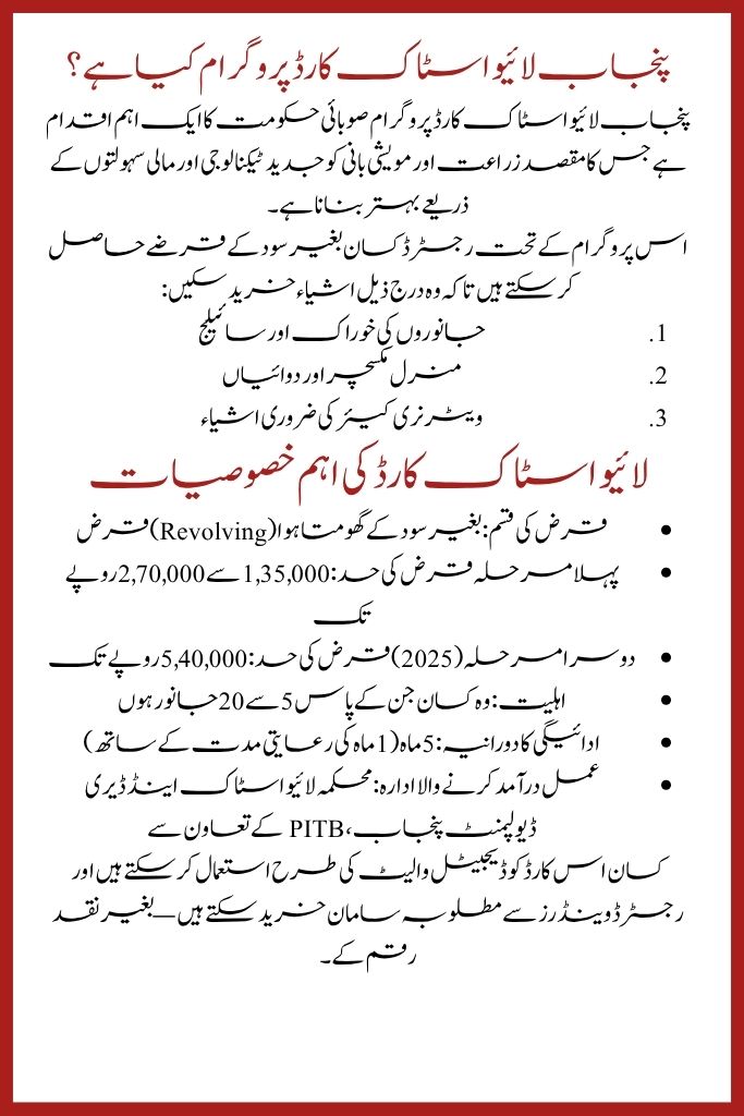 Punjab Livestock Card and Farmer Guidance App